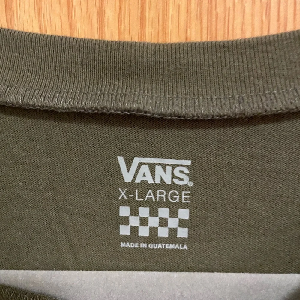 Vans Logo Army Green T-Shirt - Picture 4 of 5